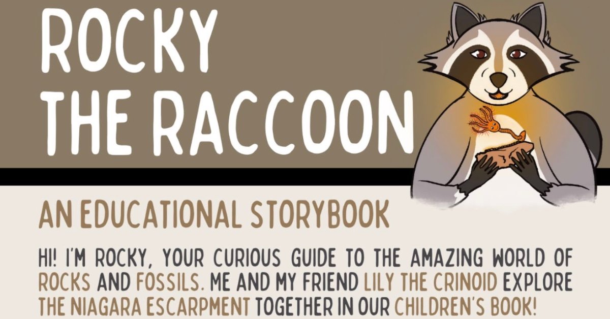 Rocky the Raccoon poster.